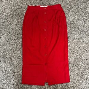 JH Collectibles Vintage Red Skirt